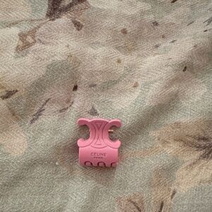 Celine style Pink Hair Clip